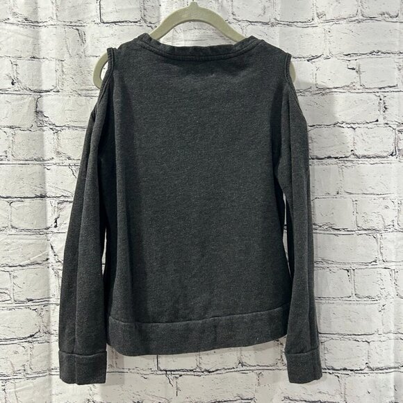 Girls Epic Threads cold shoulder sweatshirt Size S - Picture 2 of 3
